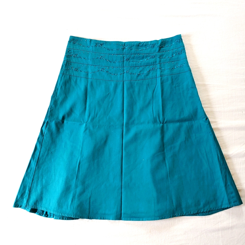 Miss Chievous Bead & Flower Embroidered Skirt
